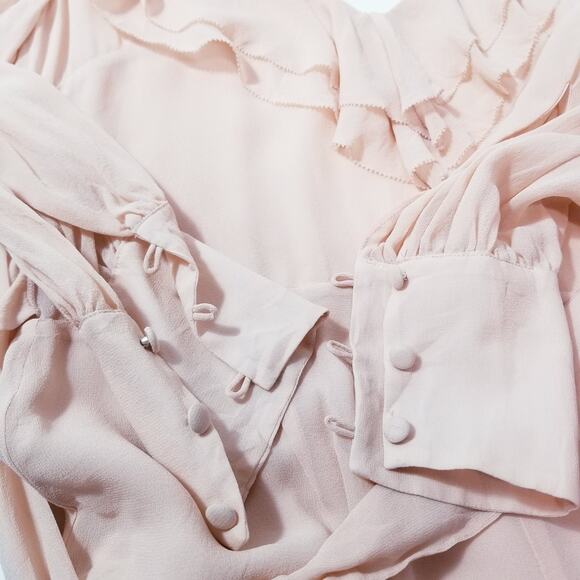 INTERMIX Silk Ruffle Romper - Picture 9 of 13